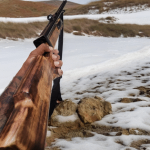 Wooden & Wrought Iron Wall Mounted Gun Showpiece – Antique Rifle Home Decore (Set Of 4) - Image 3